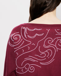 Star Tiger Emb Batwing Sweatsh
