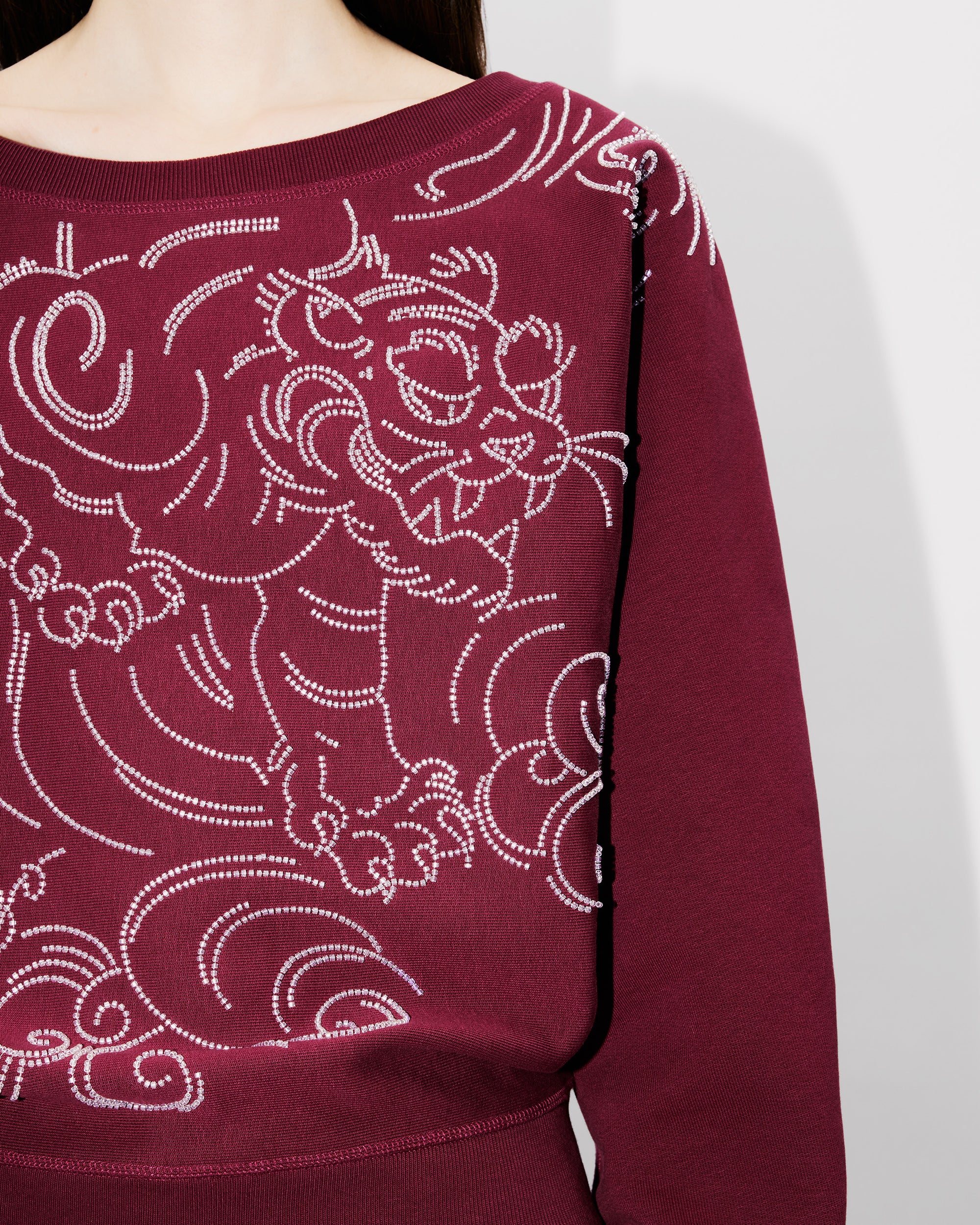Star Tiger Emb Batwing Sweatsh