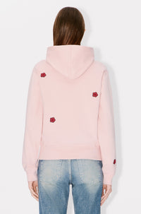 Boke Flower embroidered hoodie - Faded Pink