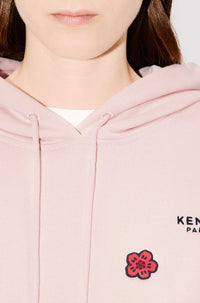 Boke Flower embroidered hoodie - Faded Pink