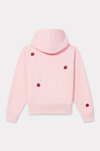 Boke Flower embroidered hoodie - Faded Pink