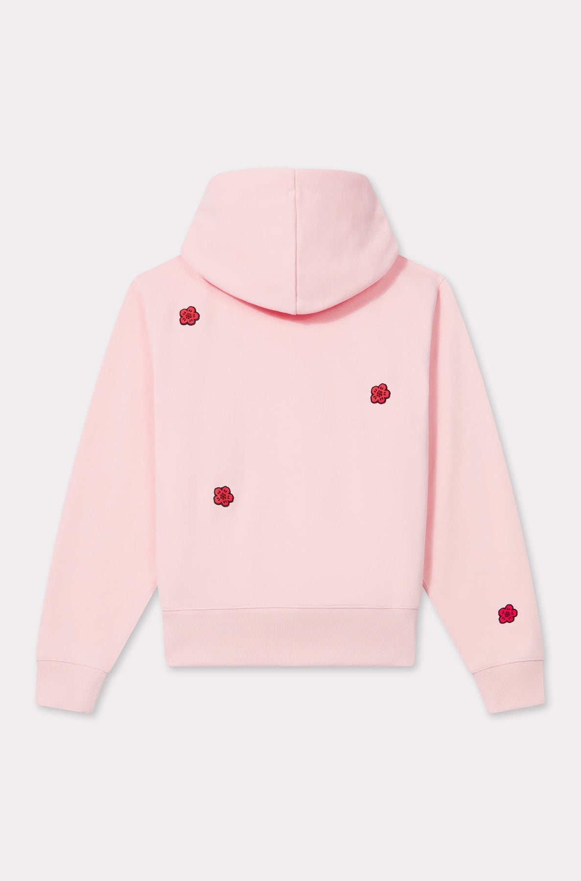 Boke Flower embroidered hoodie - Faded Pink