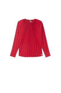 Sun-Ray Pleats Blouse /// LVMH