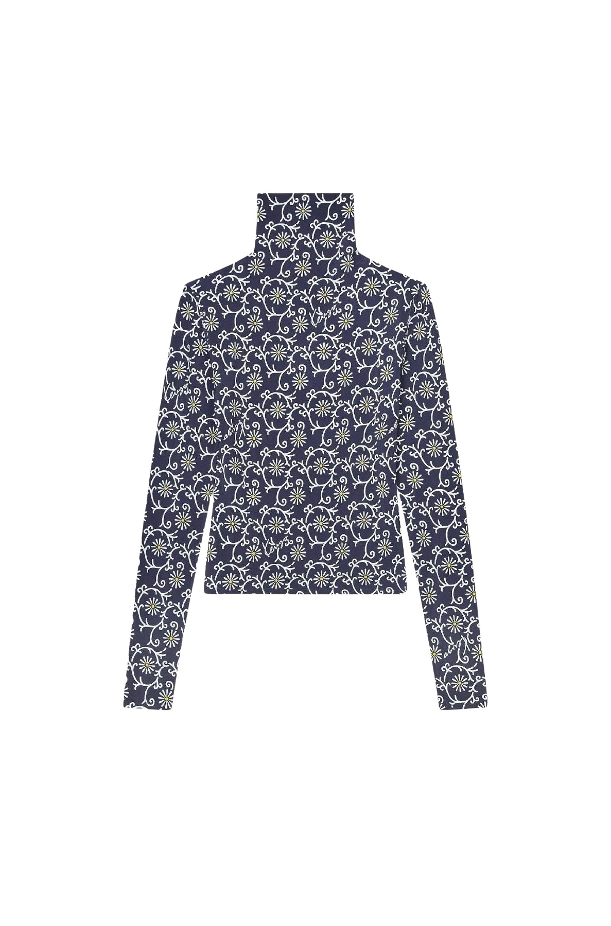 Kenzo Marguerite turtleneck jumper - Blue Black