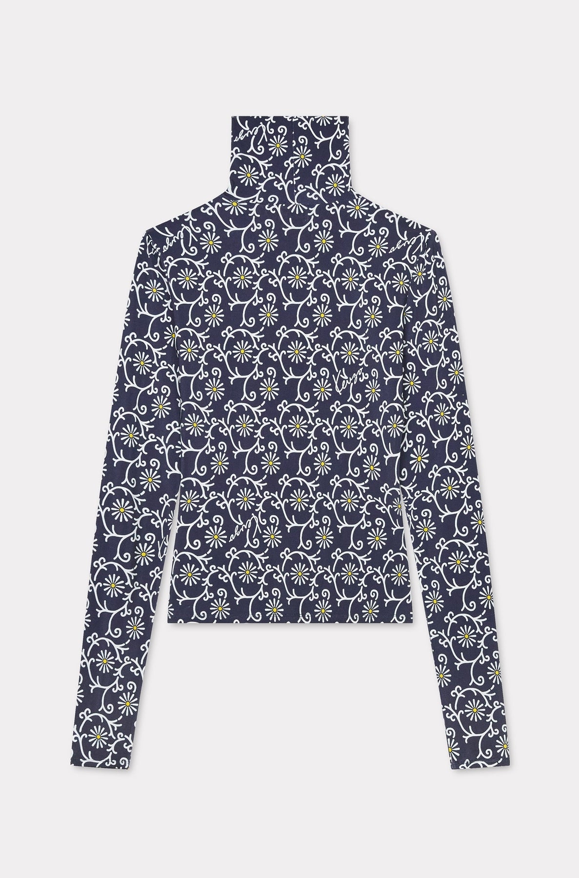 Kenzo Marguerite turtleneck jumper - Blue Black