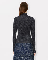 Star Tiger Allover Turtle Neck