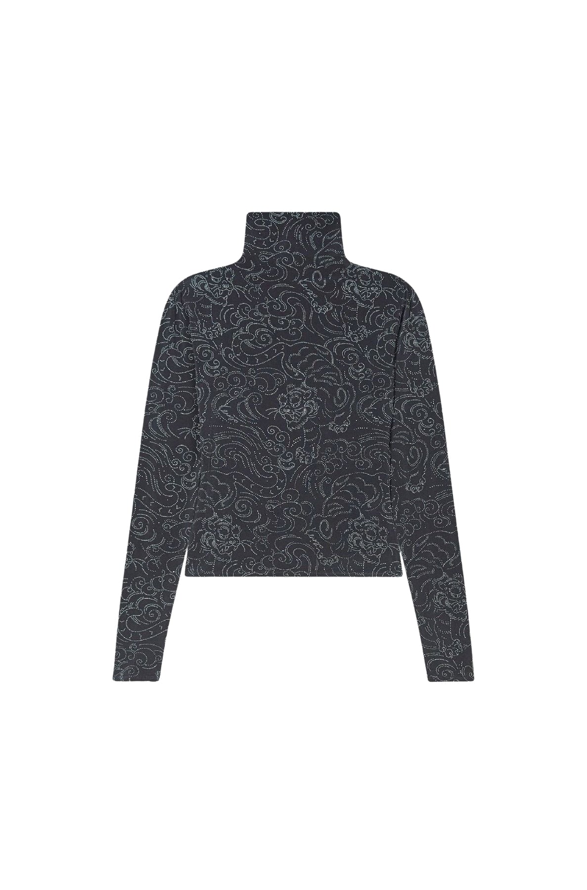 Pull à col roulé Kenzo Star Tiger - Black