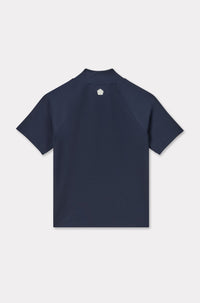 T-shirt côtelé - Blue Black