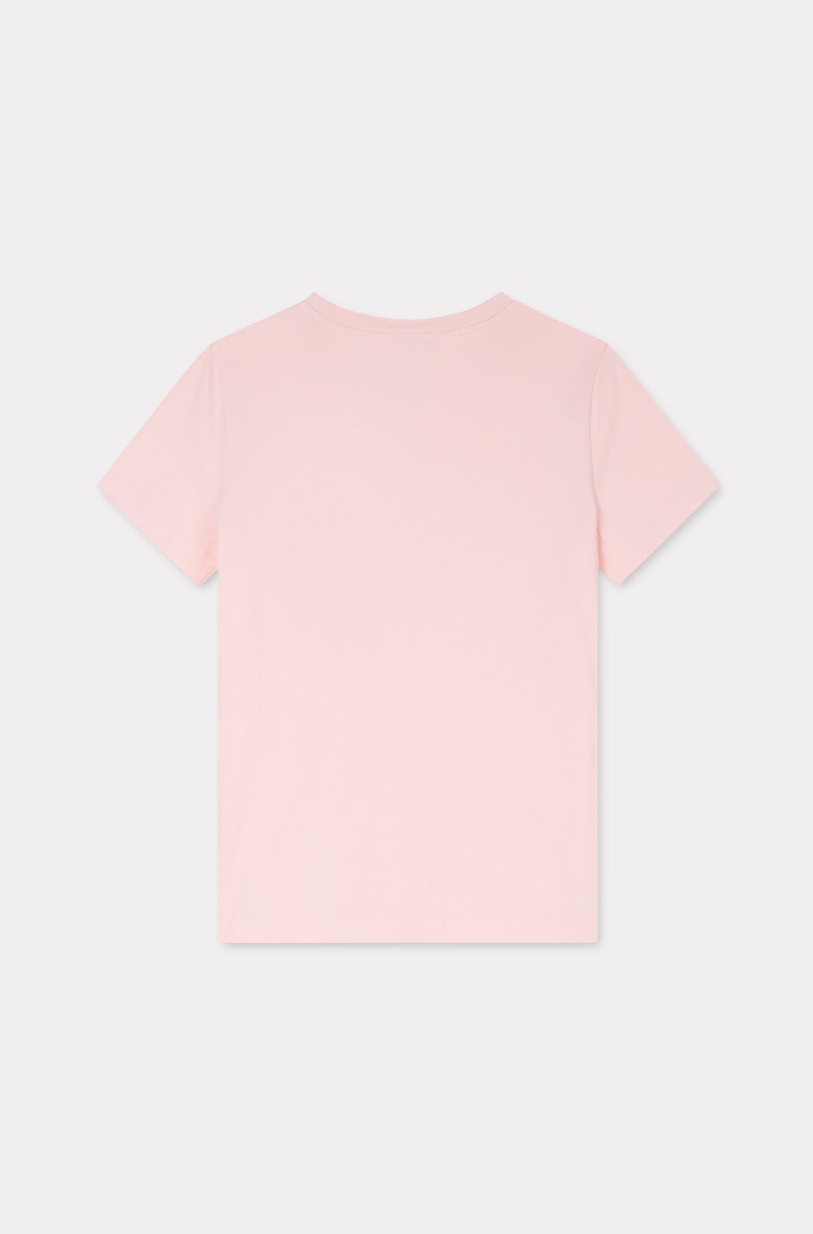Embroidered T-shirt Kenzo Jungle Heart - Faded Pink