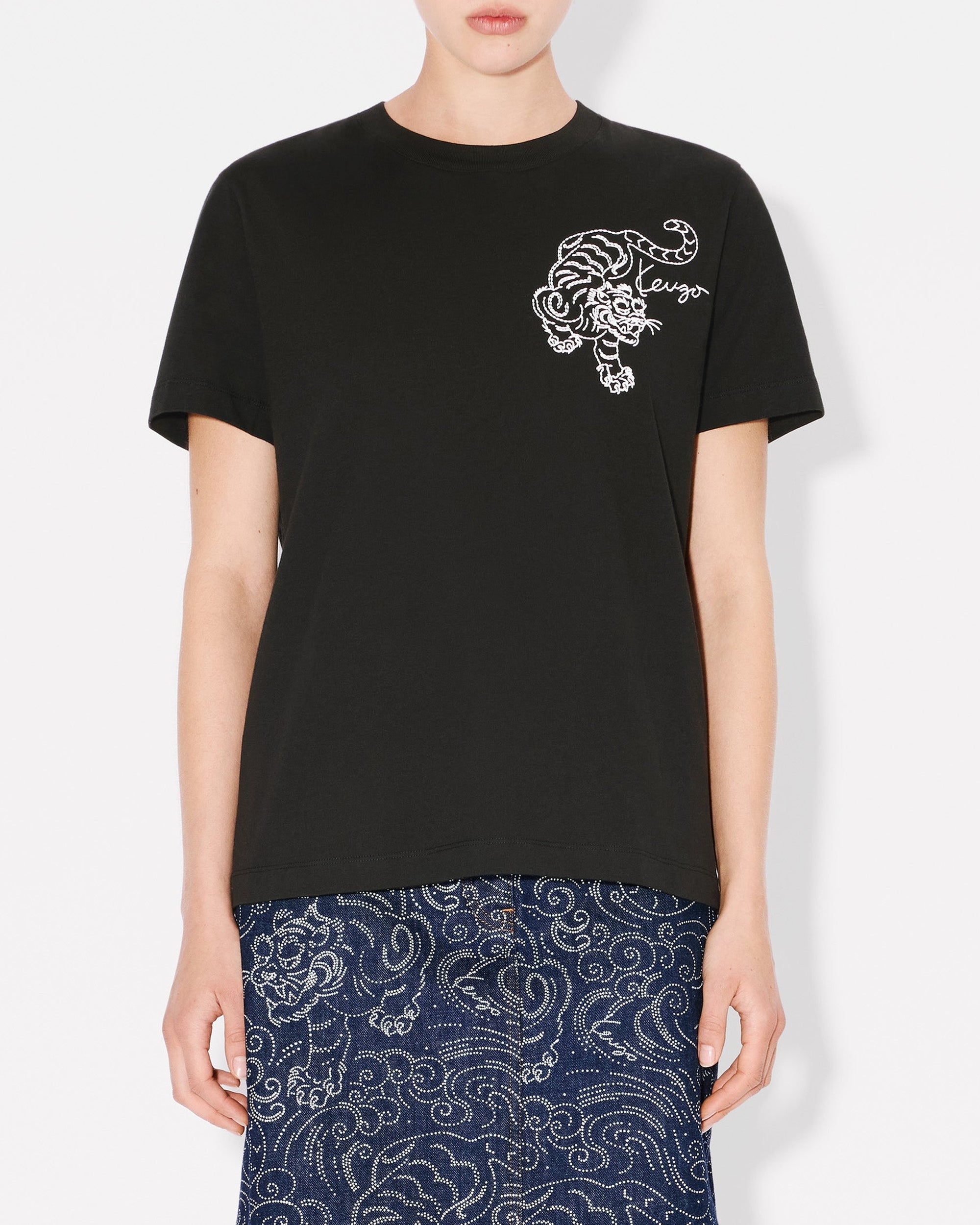 Gots Star Tiger Emb Loose Tee // LVMH