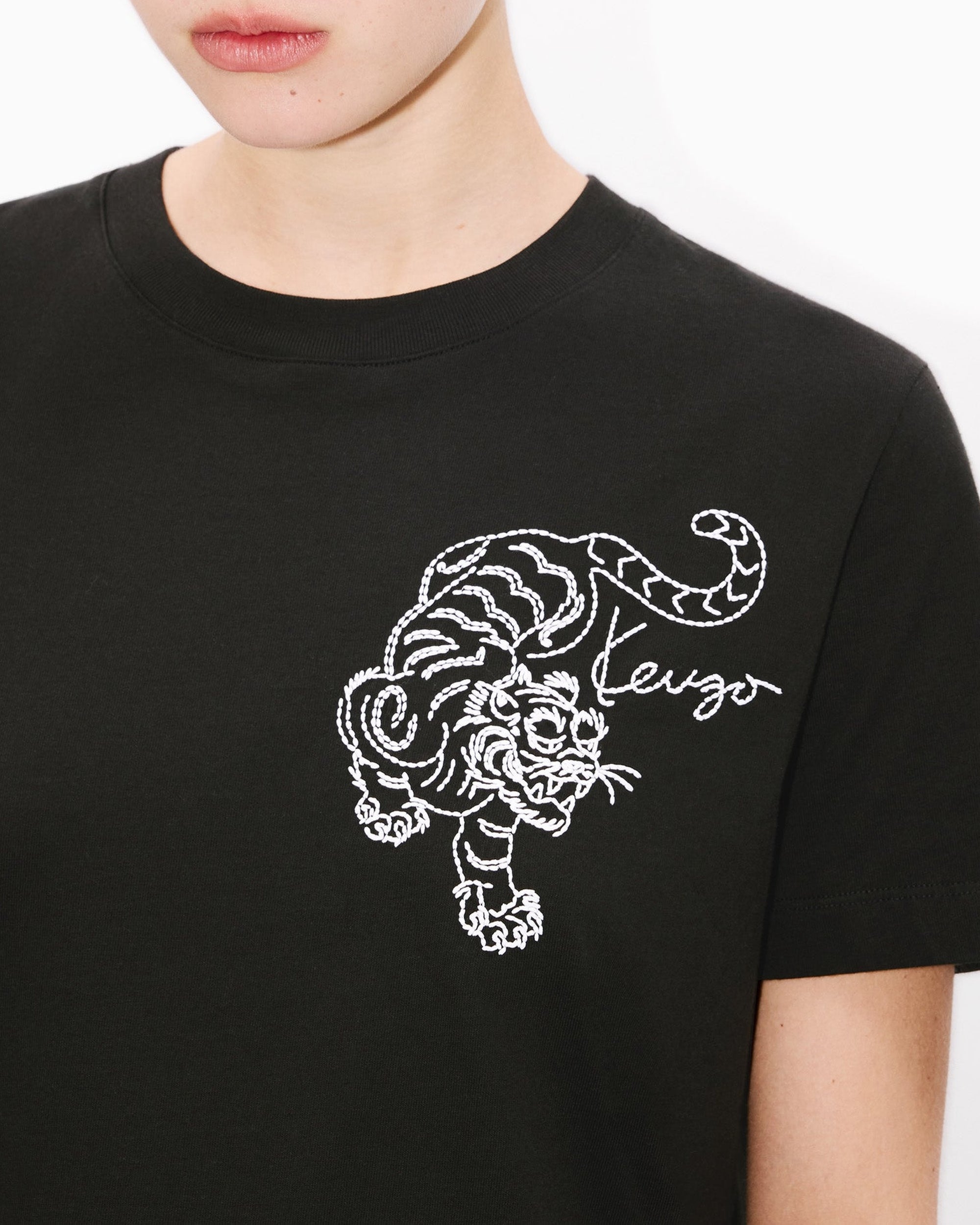 Gots Star Tiger Emb Loose Tee // LVMH