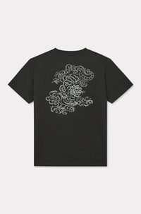 T-shirt loose brodé Kenzo Star Tiger - Black