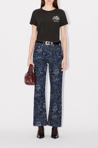 T-shirt brodé Kenzo Star Tiger - Black