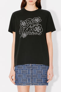 T-shirt loose Kenzo Constellation - Black