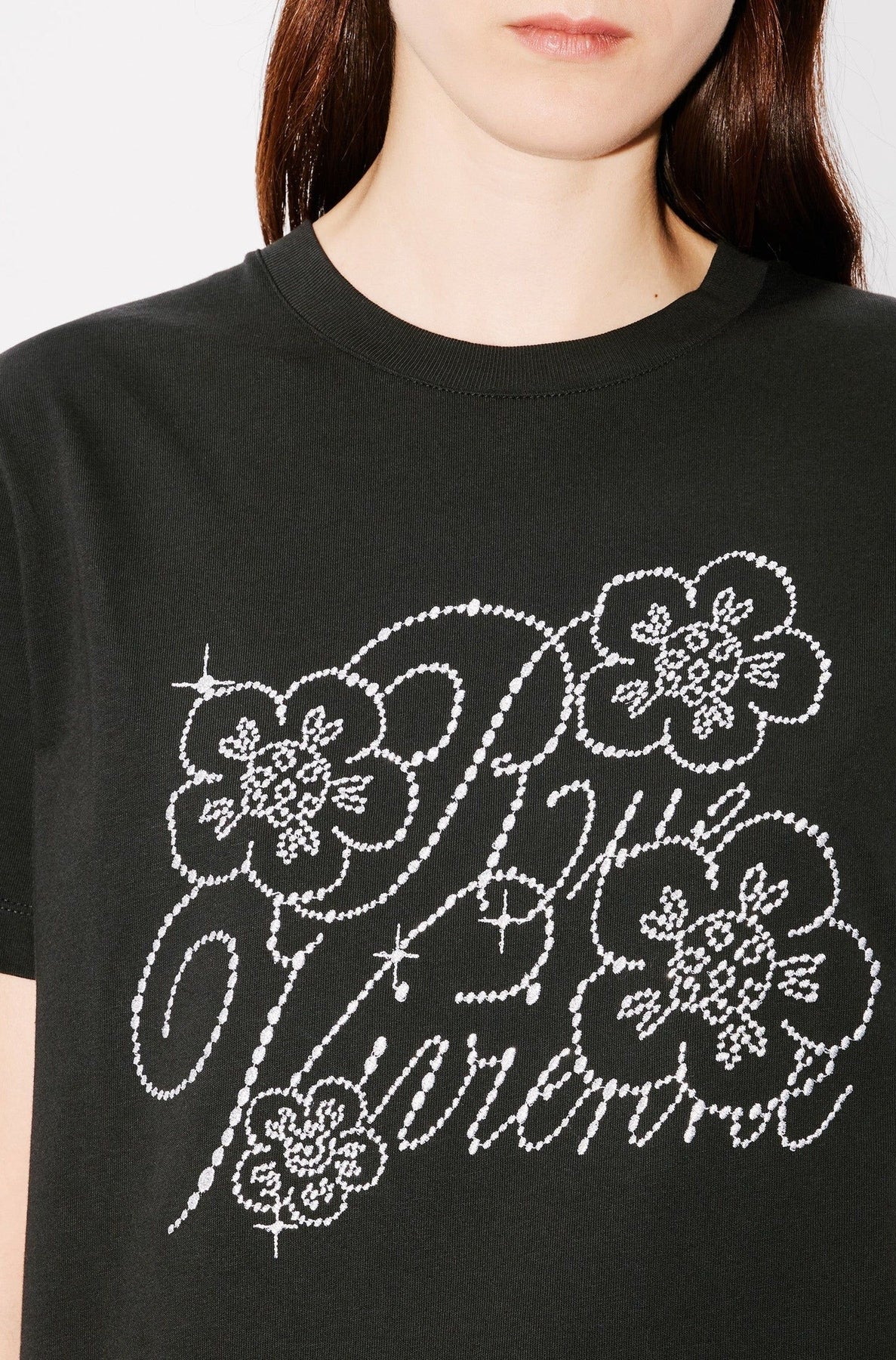 T-shirt loose Kenzo Constellation - Black