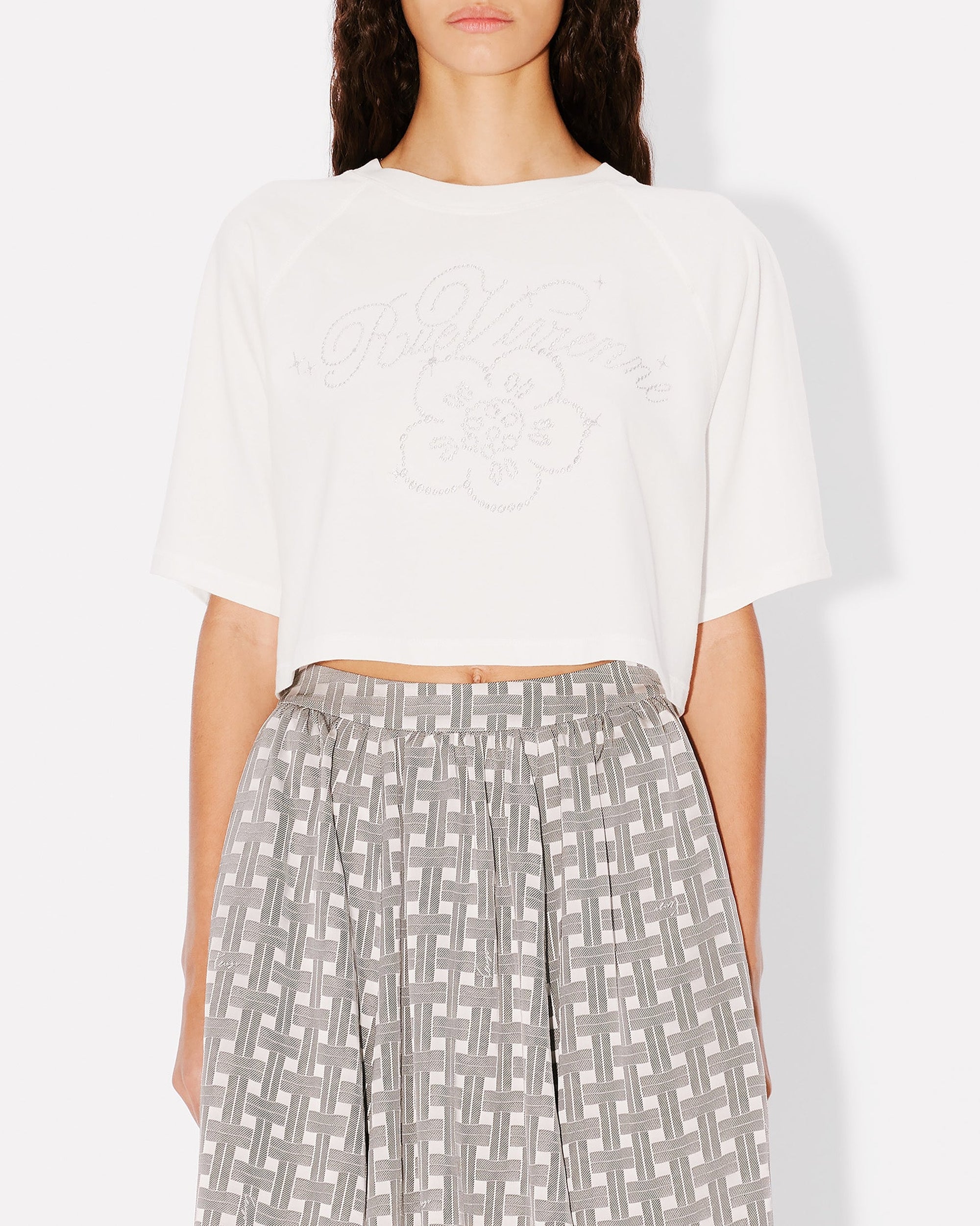 Constellation Emb Cropped Tee