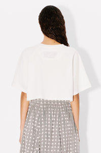 T-shirt court brodé Kenzo Constellation - Off White