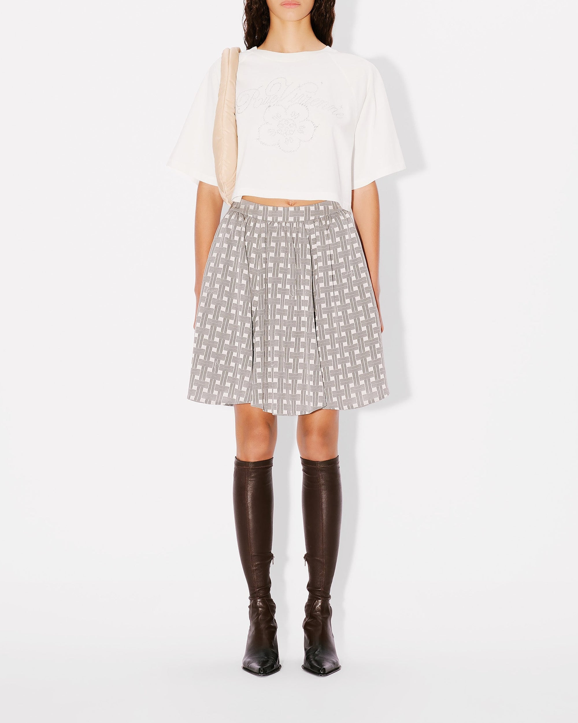 Constellation Emb Cropped Tee
