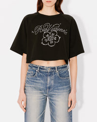 Constellation Emb Cropped Tee