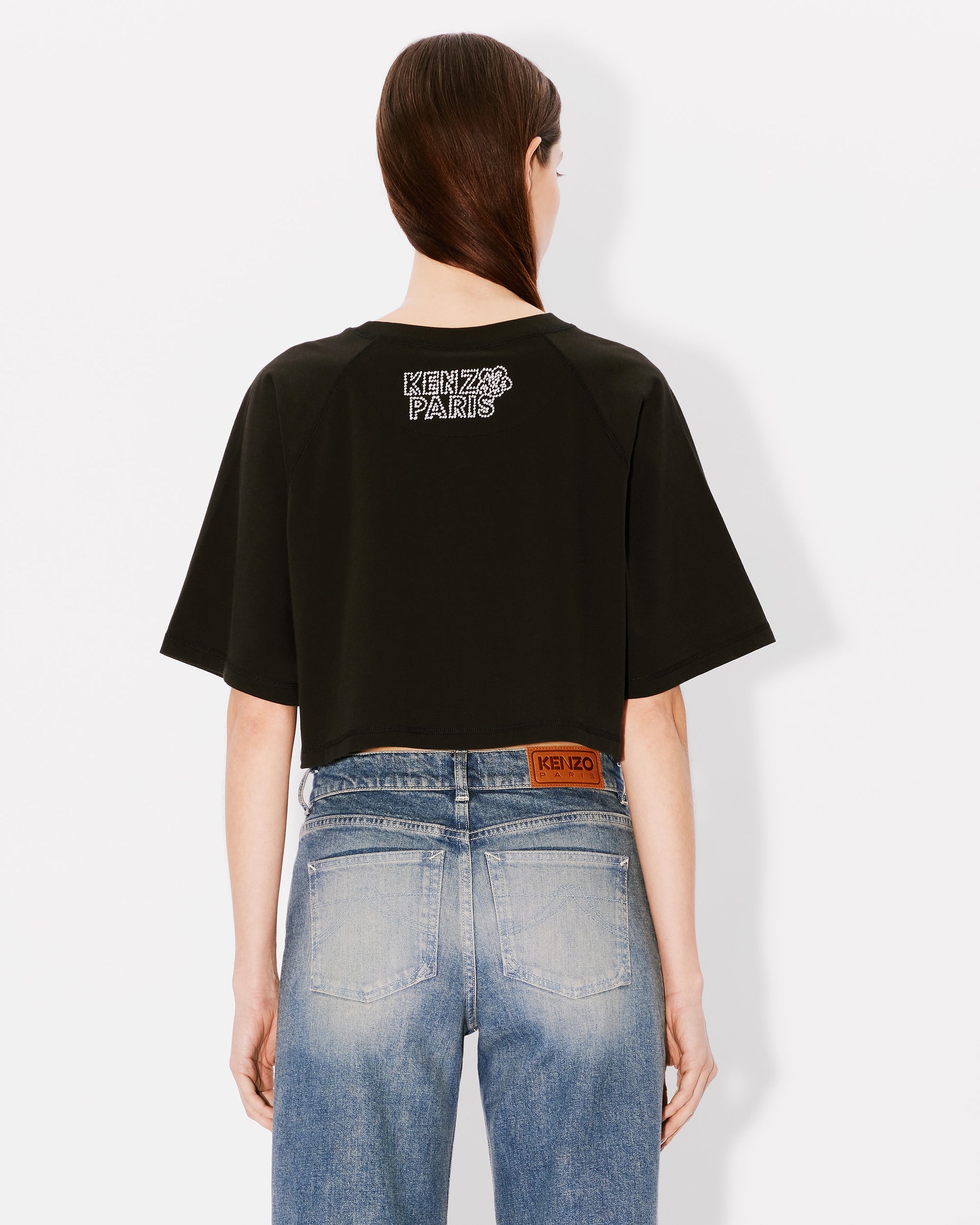 Constellation Emb Cropped Tee