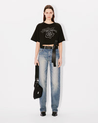 Constellation Emb Cropped Tee
