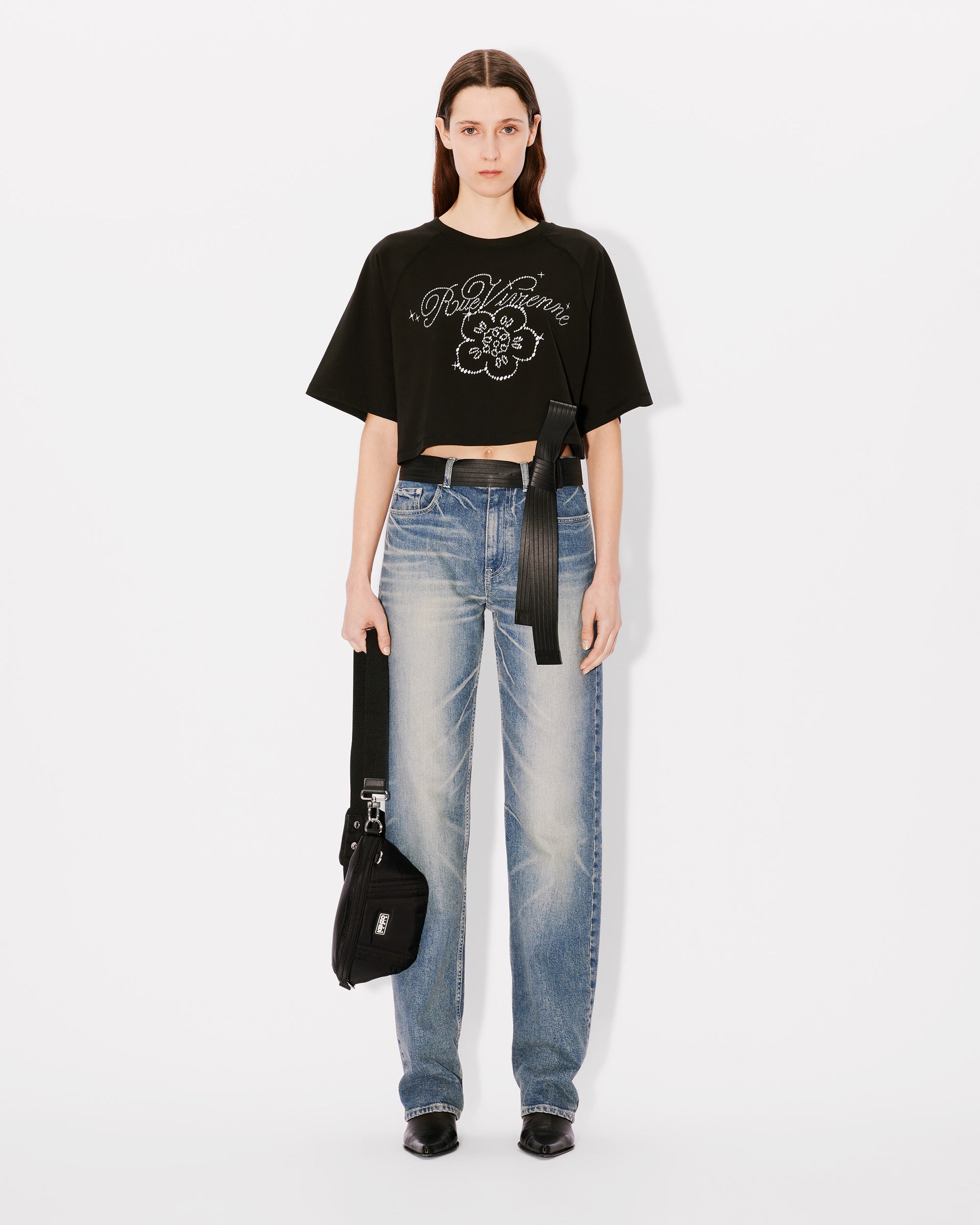 Constellation Emb Cropped Tee