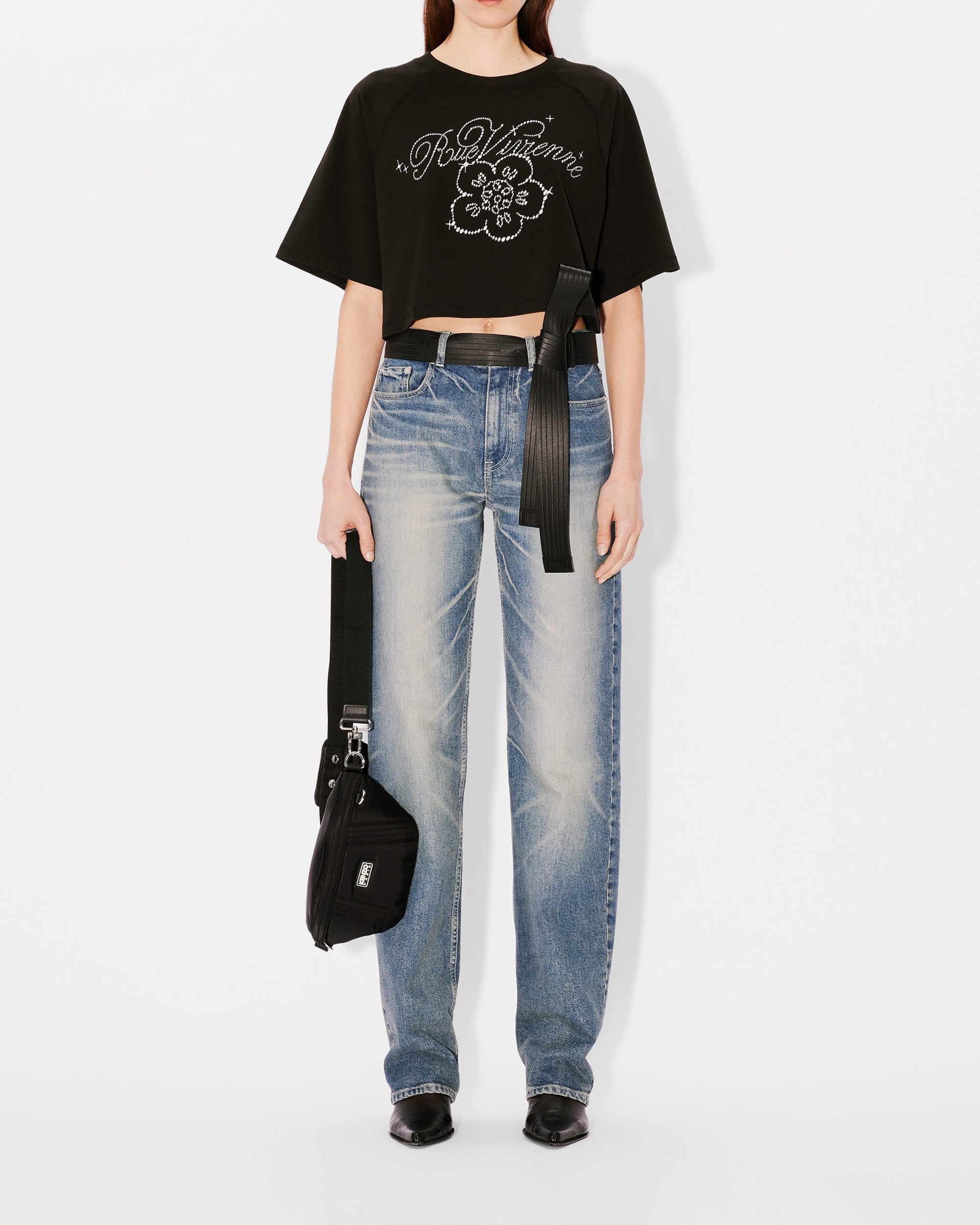 Constellation Emb Cropped Tee