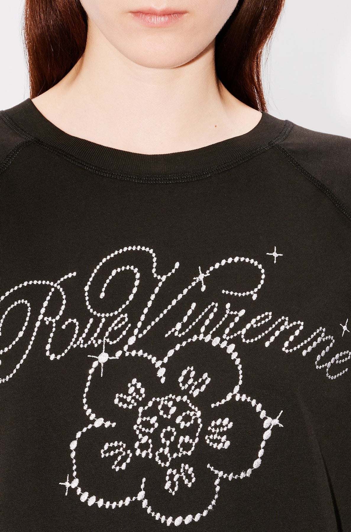 T-shirt court brodé Kenzo Constellation - Black