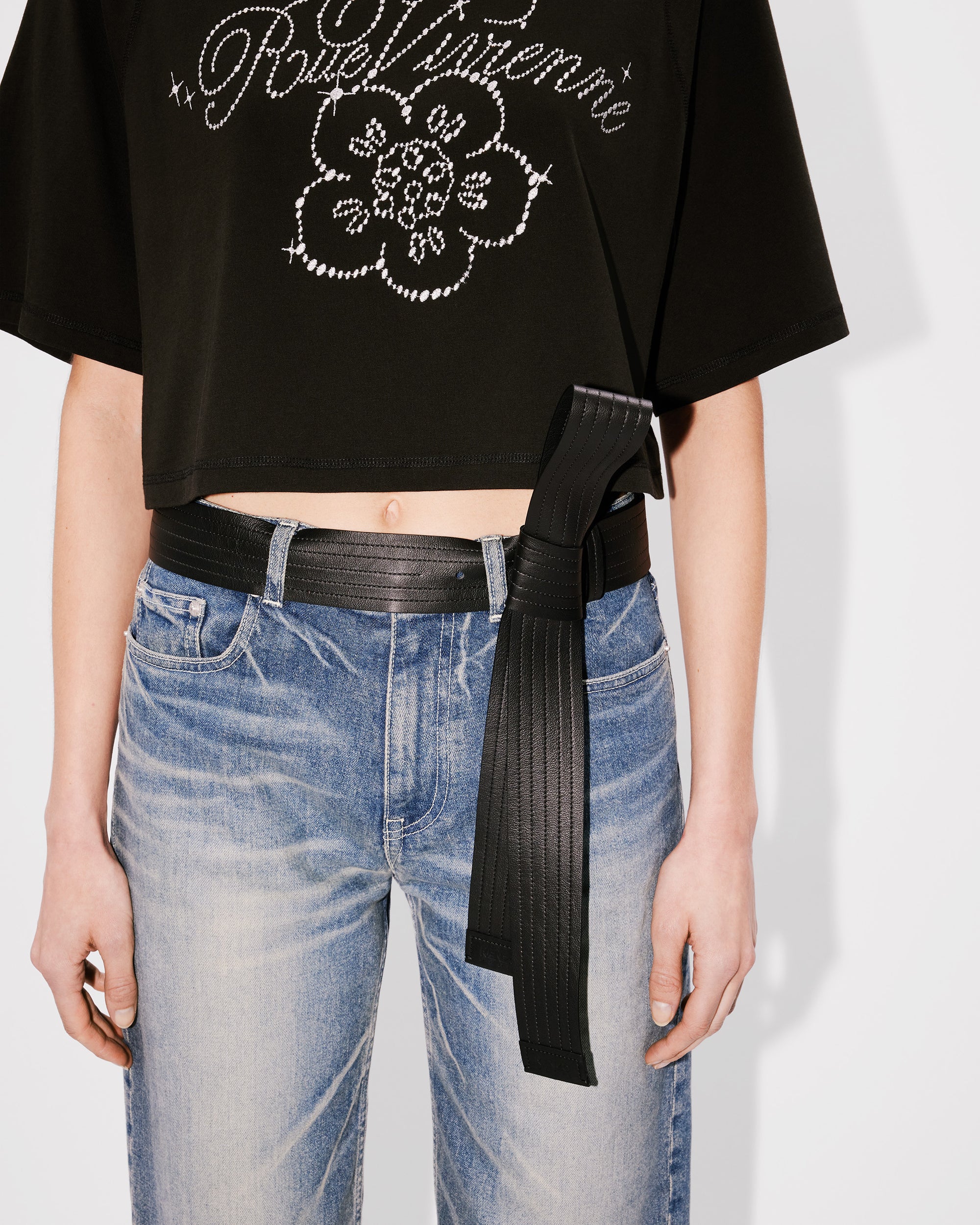 Constellation Emb Cropped Tee