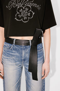 T-shirt court brodé Kenzo Constellation - Black