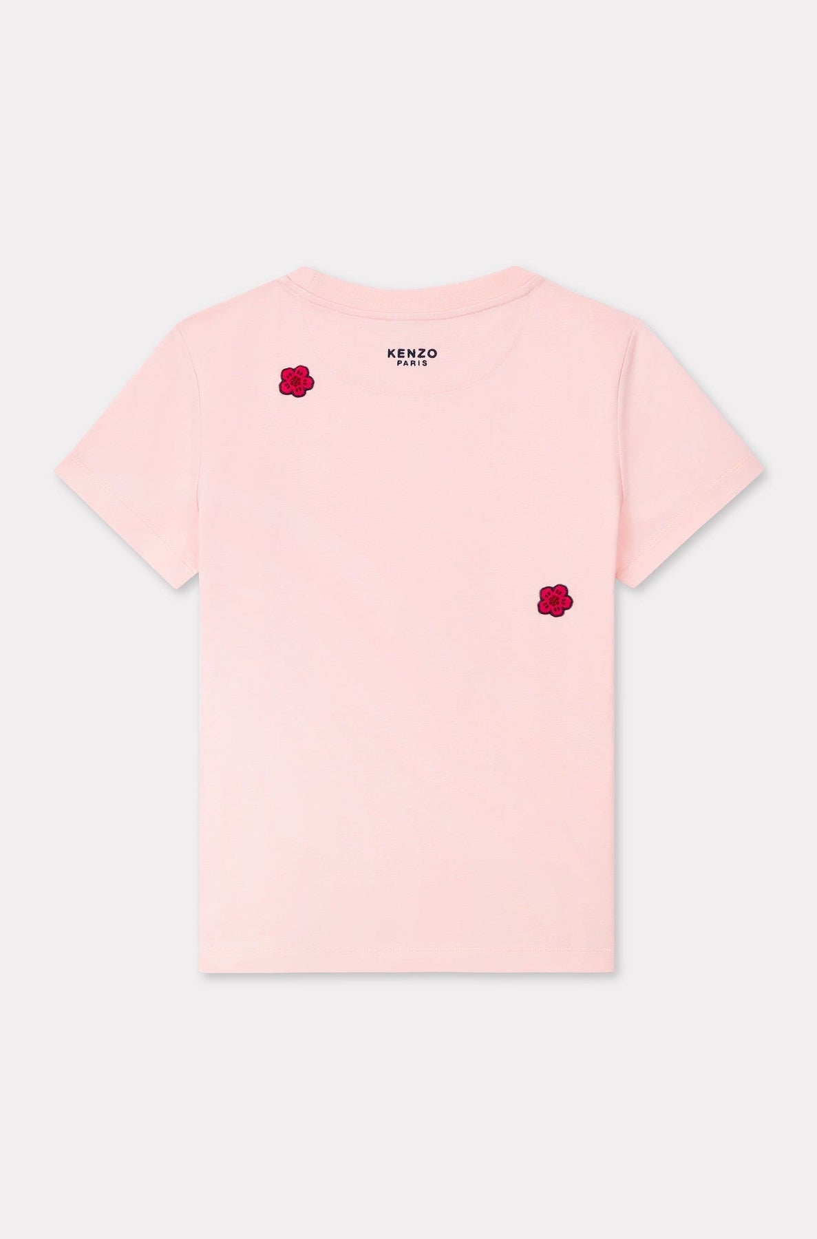 Boke Flower embroidered T-shirt - Faded Pink