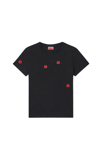 T-shirt brodé Boke Flower - Black