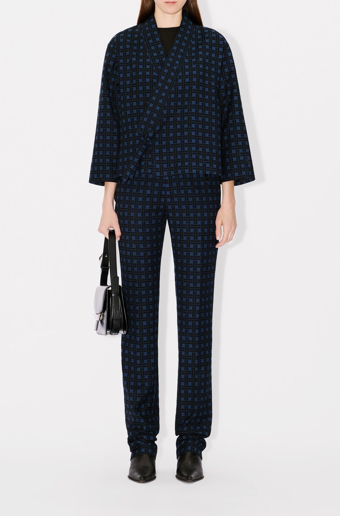 Lightweight kimono jacket Kenzo Weave - Midnight Blue