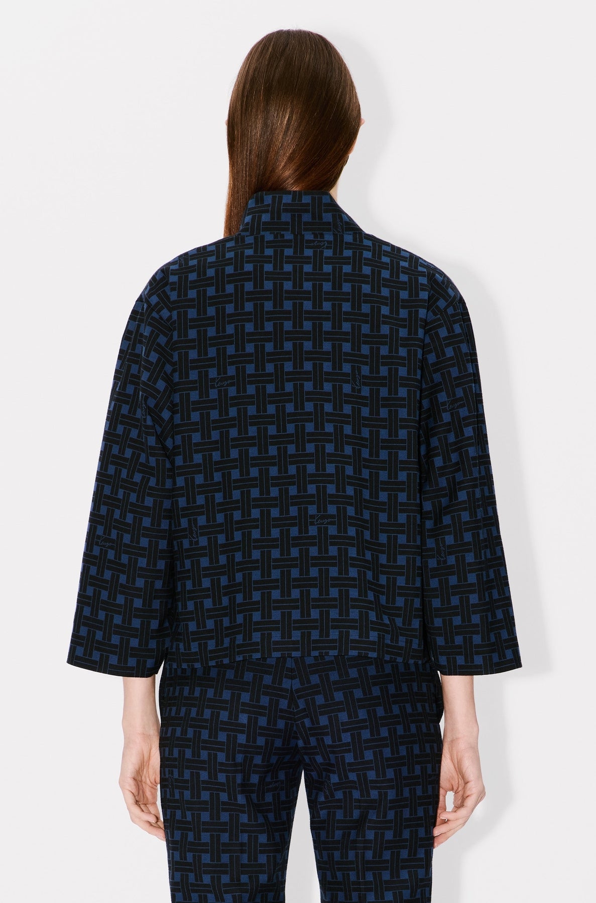 Lightweight kimono jacket Kenzo Weave - Midnight Blue