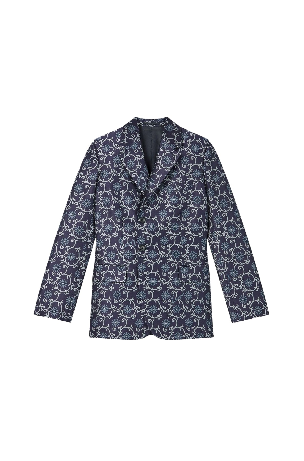 Slim-fitted blazer Kenzo Marguerite - Blue Black