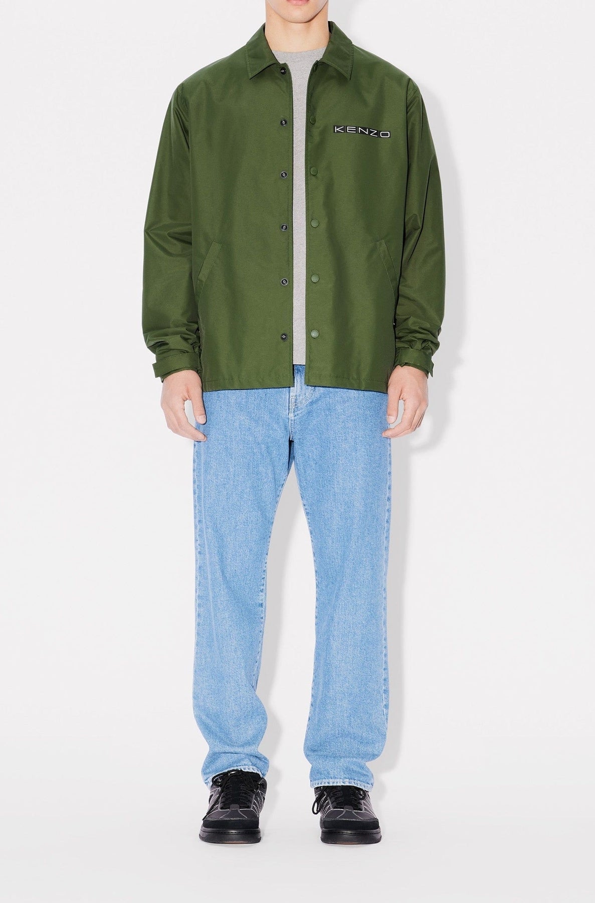 Kenzo Business Quilted Jacket - Dark Khaki