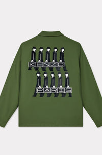 Kenzo Business Quilted Jacket - Dark Khaki