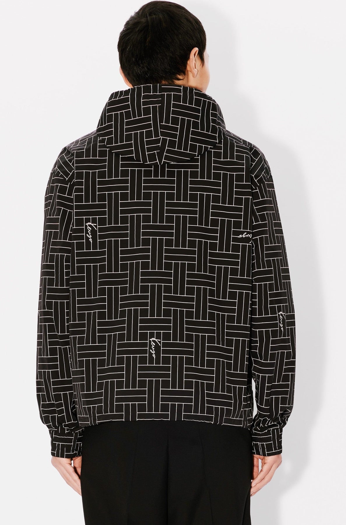 Kenzo Weave Windbreaker - Black