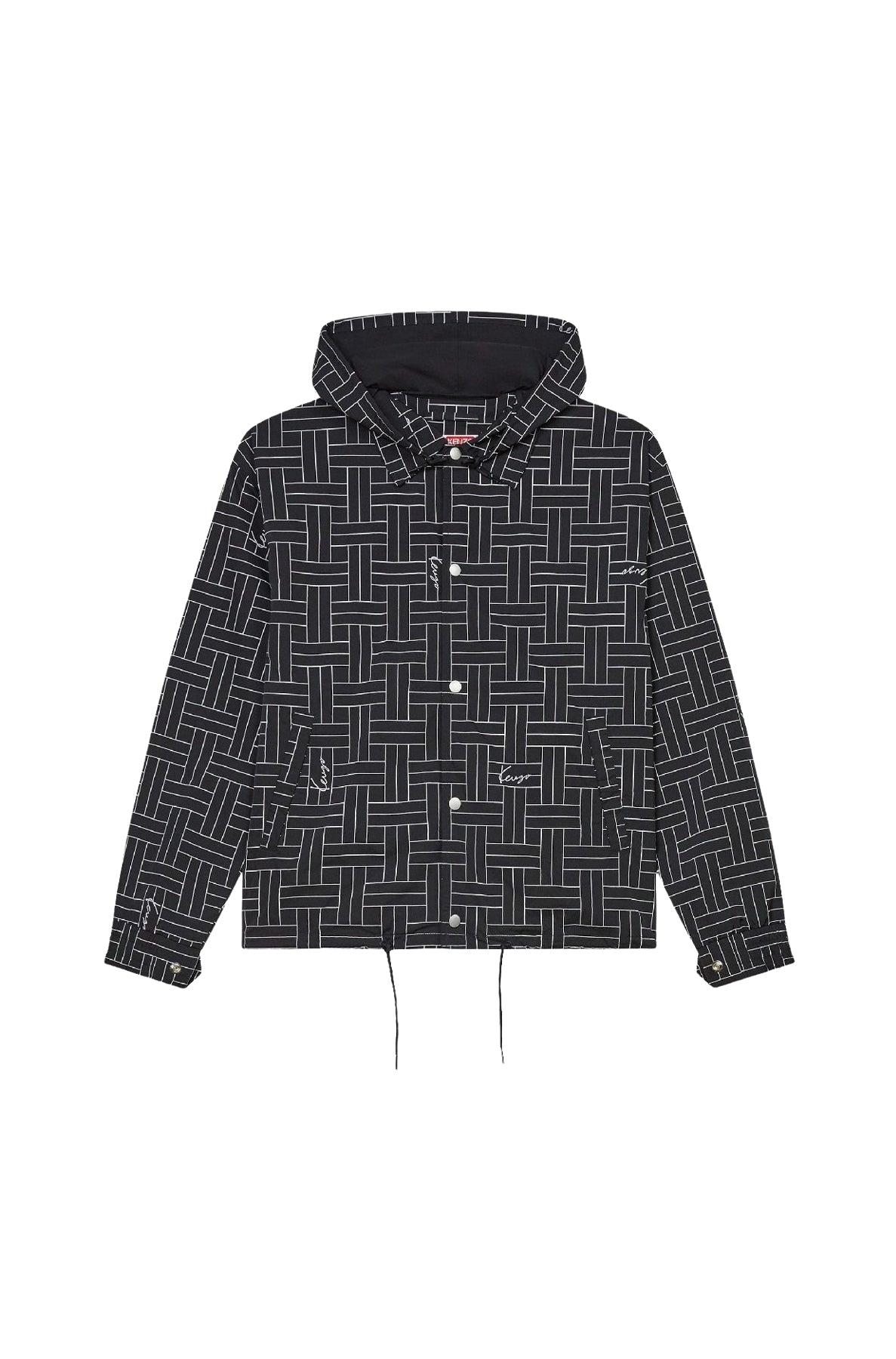 Kenzo Weave Windbreaker - Black