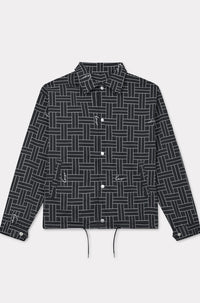Kenzo Weave Windbreaker - Black