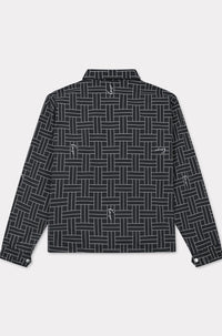 Kenzo Weave Windbreaker - Black