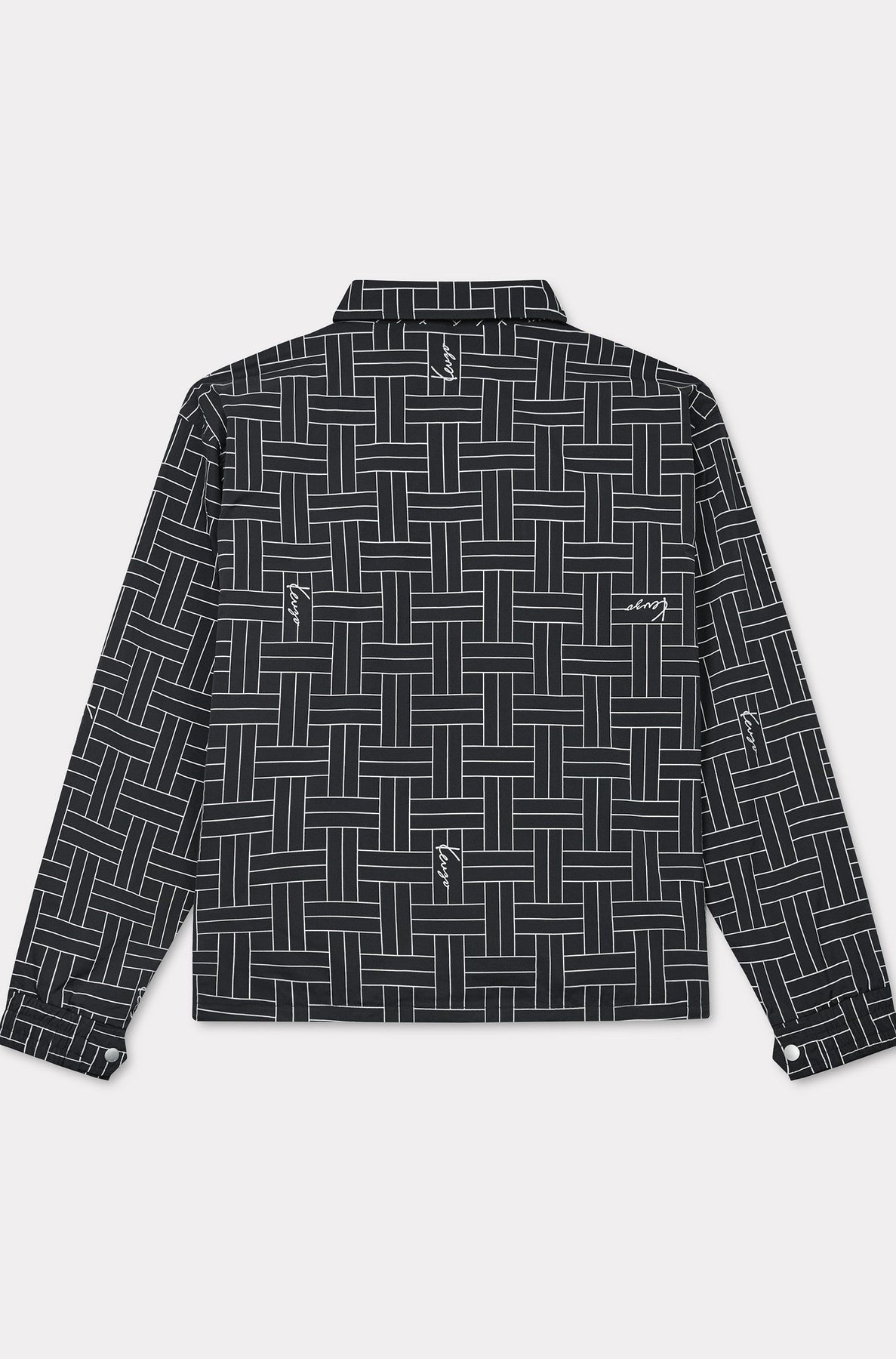 Kenzo Weave Windbreaker - Black