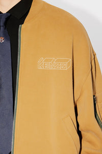 Kenzo Kube Reversible Bomber - Dark Camel