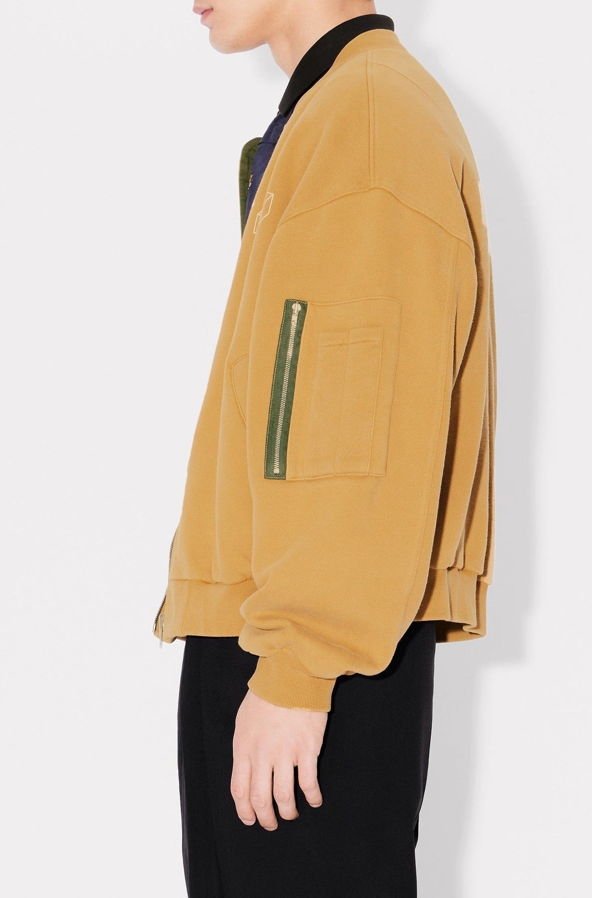 Kenzo Kube Reversible Bomber - Dark Camel