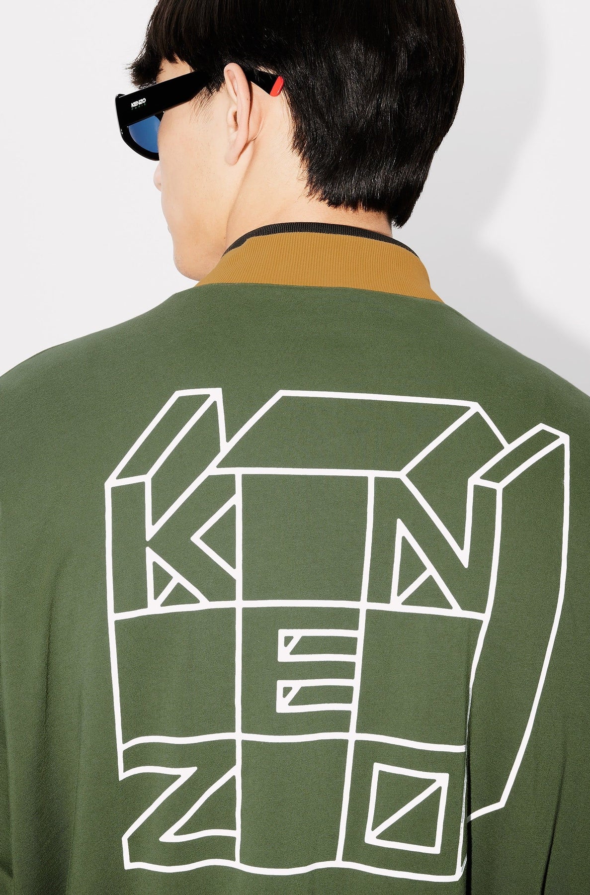 Kenzo Kube Reversible Bomber - Dark Camel