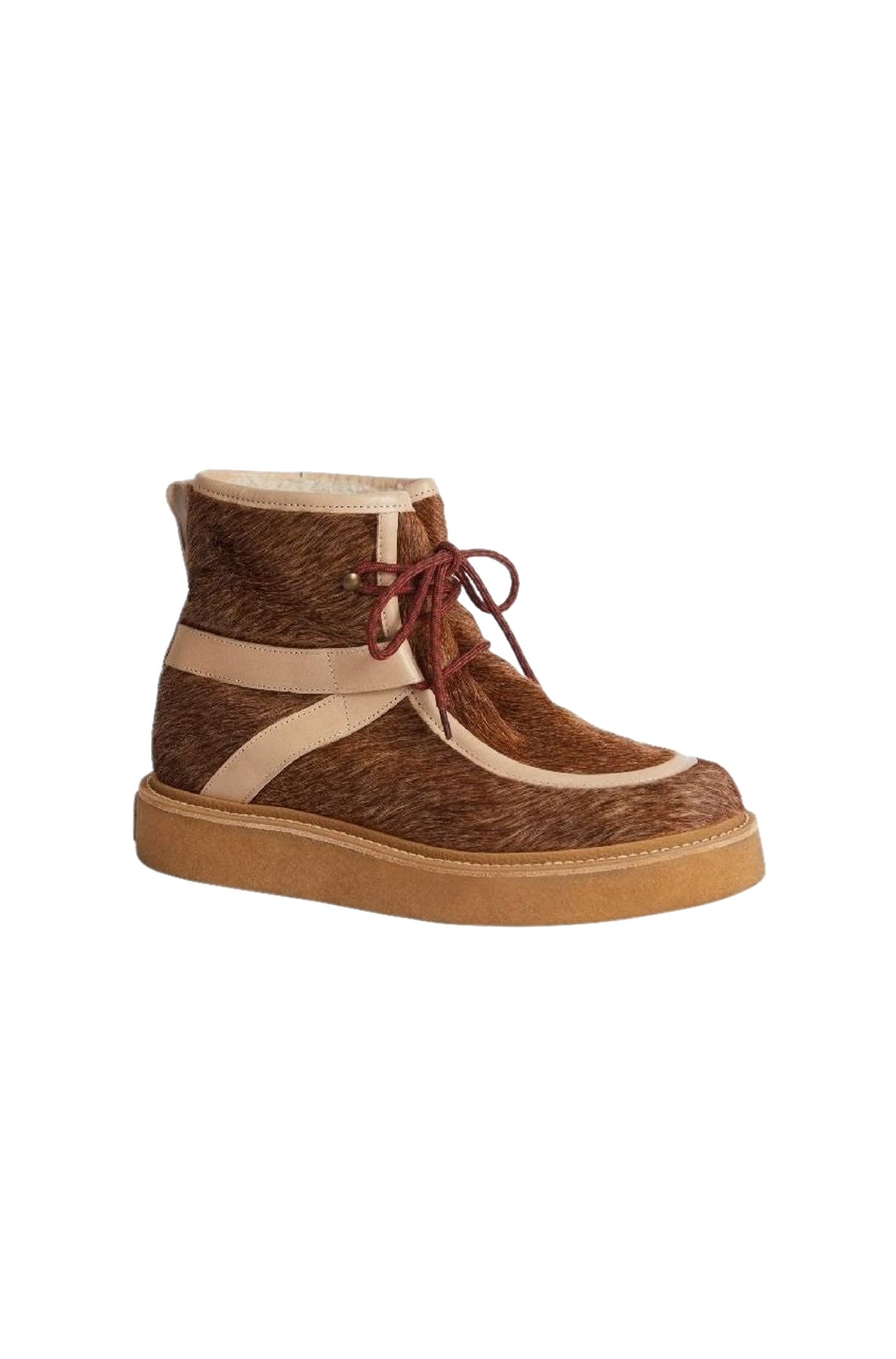 Kenzo Yuki leather ankle boots - Tobacco