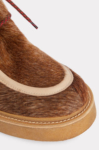 Kenzo Yuki leather ankle boots - Tobacco