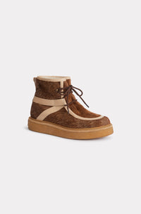Kenzo Yuki leather ankle boots - Tobacco