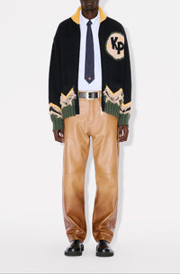 Cardigan tricotée Kenzo Constellation en laine - Black