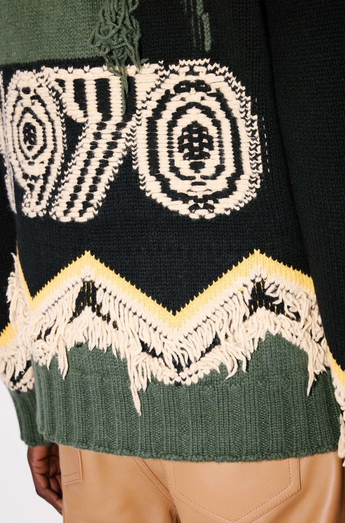 Cardigan tricotée Kenzo Constellation en laine - Black